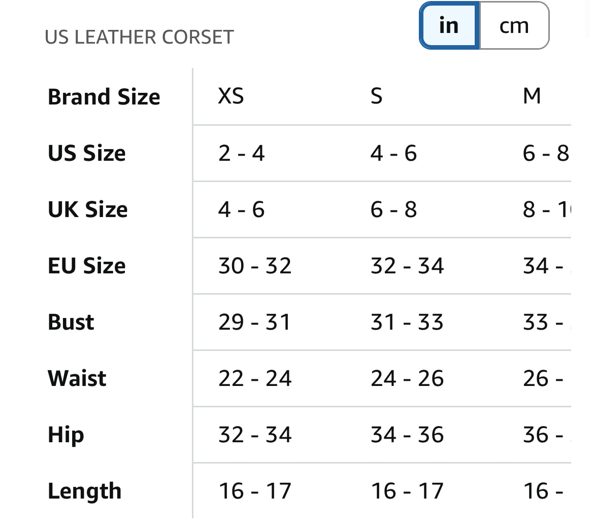 SENIOR CORSET TOP ONLY * READ DESCRIPTION *