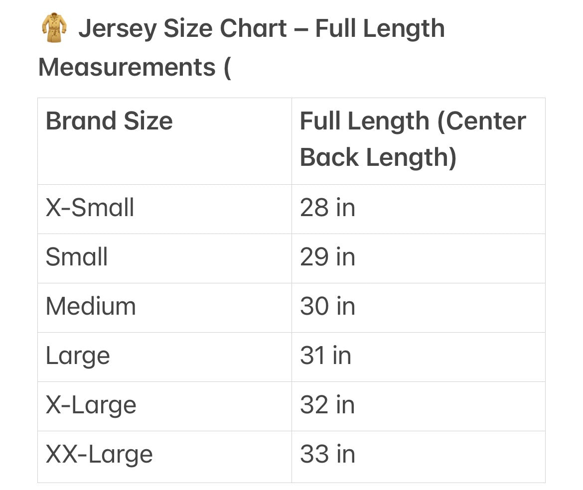 ALADDIN SENIOR JERSEY
