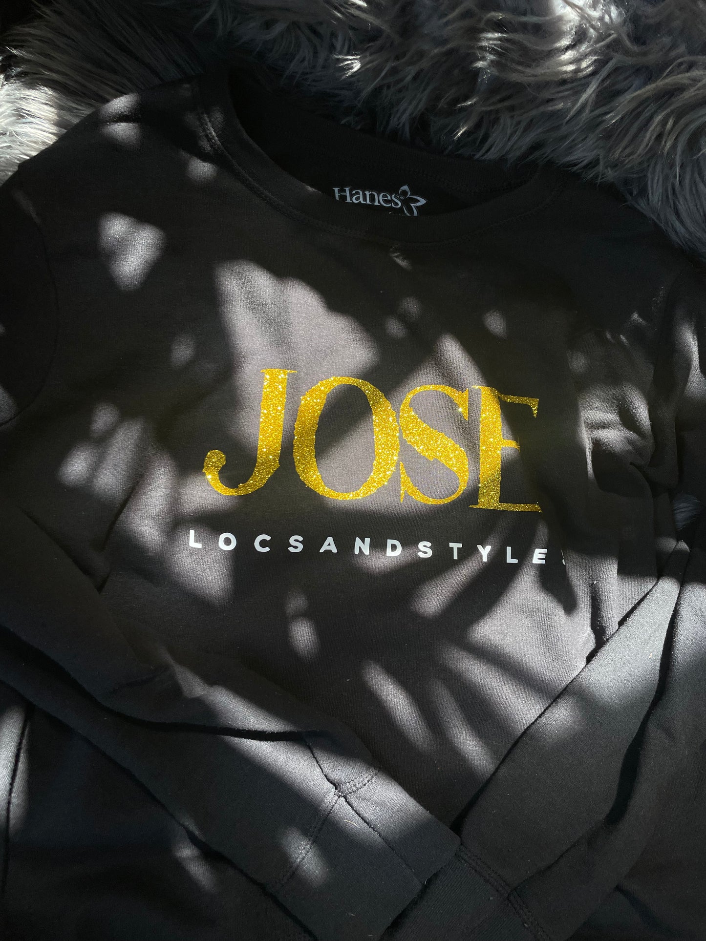 CUSTOM VINYL WRITING SWEATSHIRT