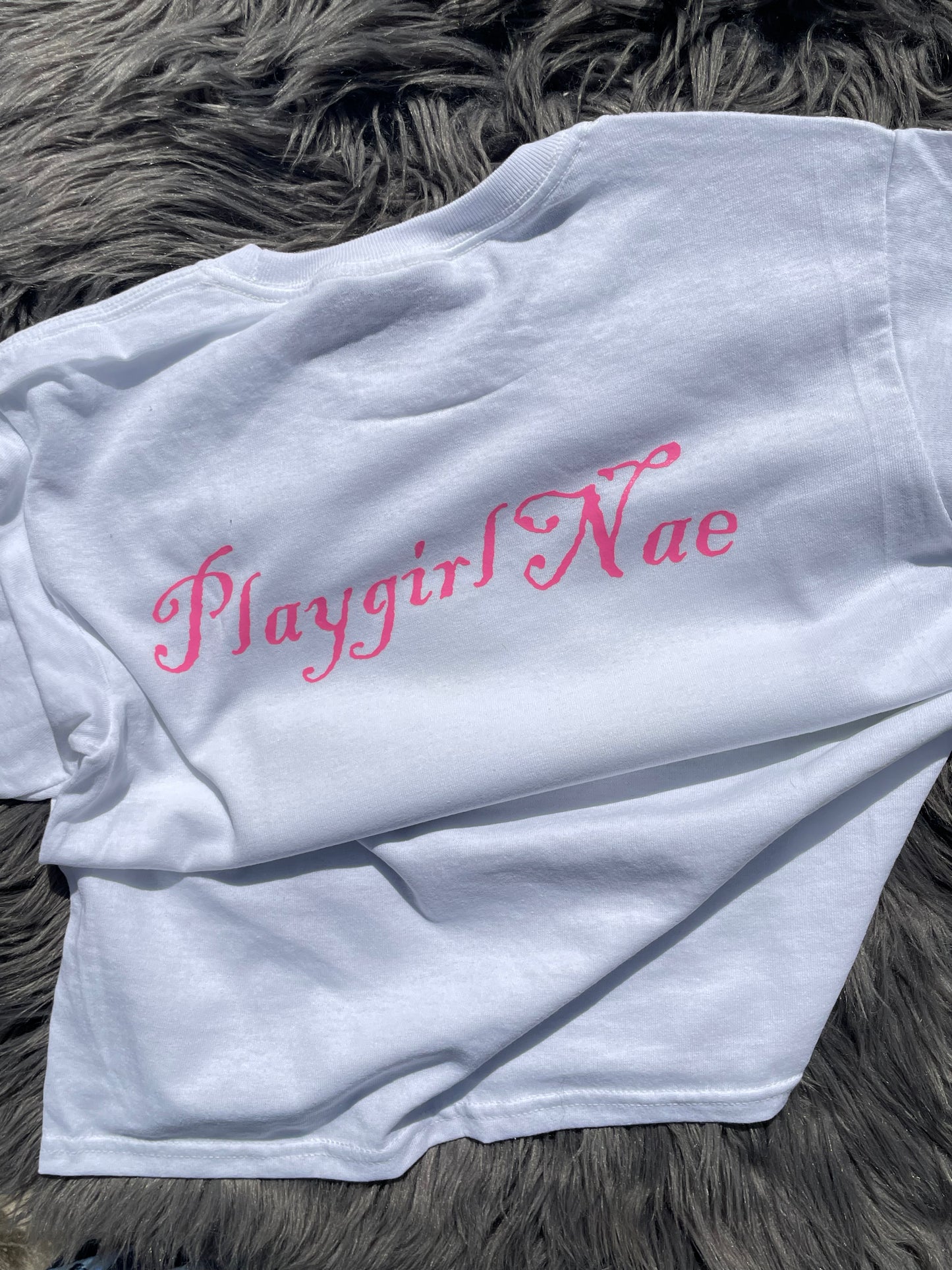 CUSTOM PICTURE TEE WITH WRITING