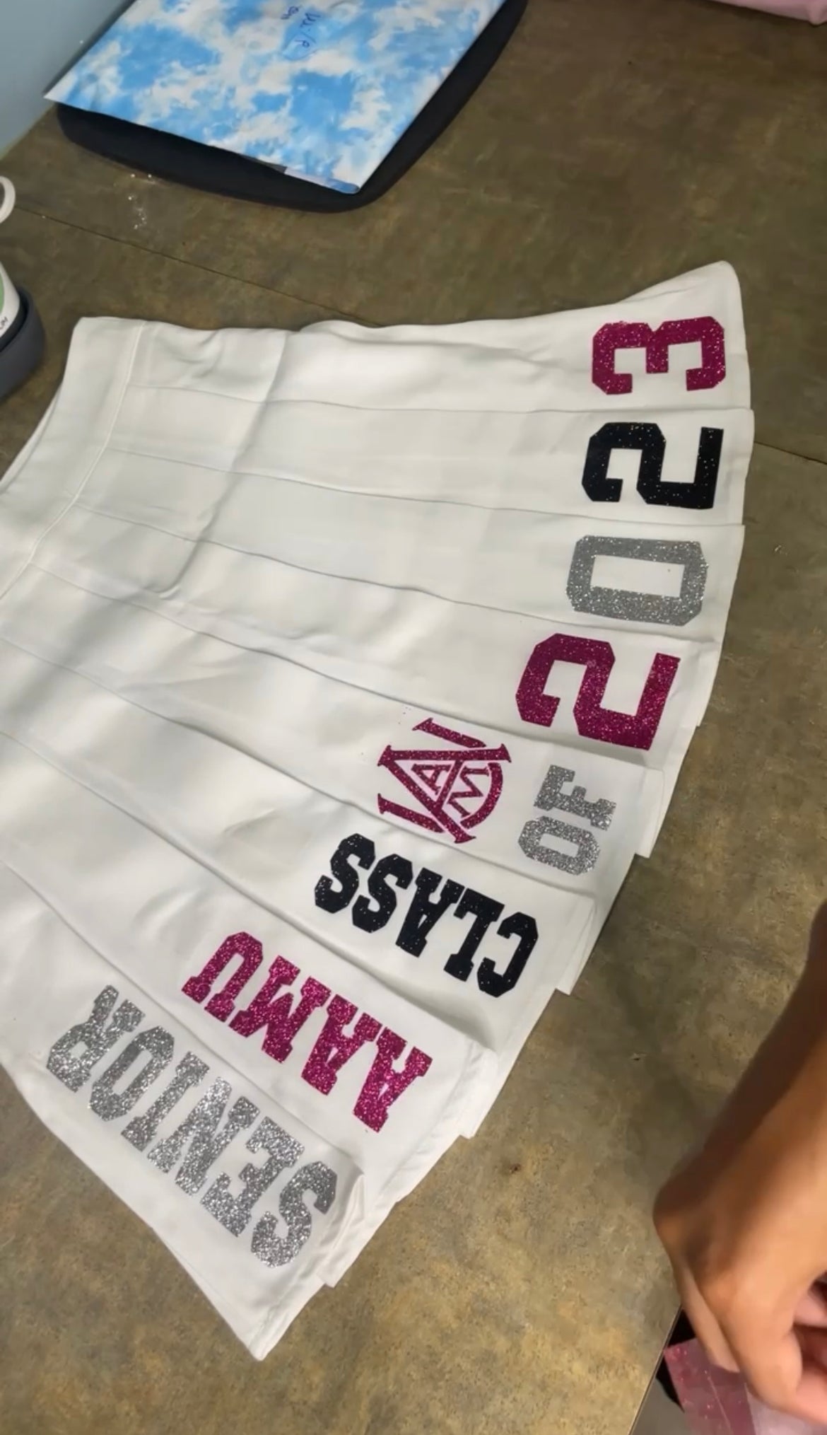 CUSTOM SENIOR SKIRT BY ITSELF *3 COLORS* 1.5 WEEK WAIT READ DESCRIPTION*