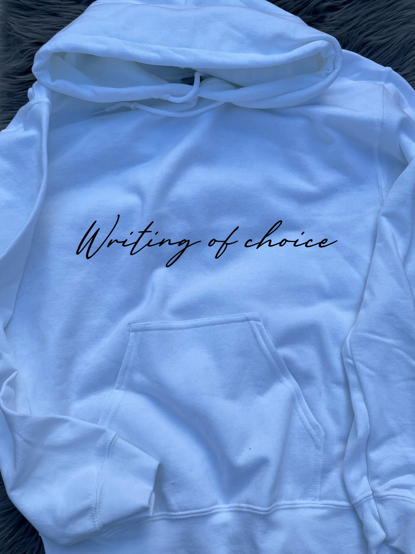 CUSTOM VINYL WRITING HOODIE