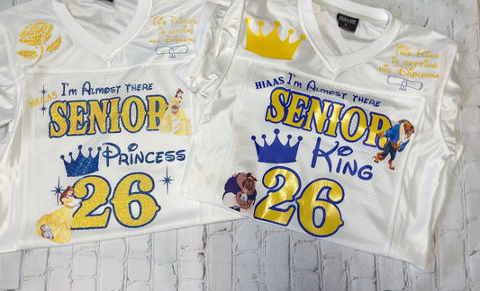MATCHING BEAUTY AND THE BEAST SENIOR JERSEY