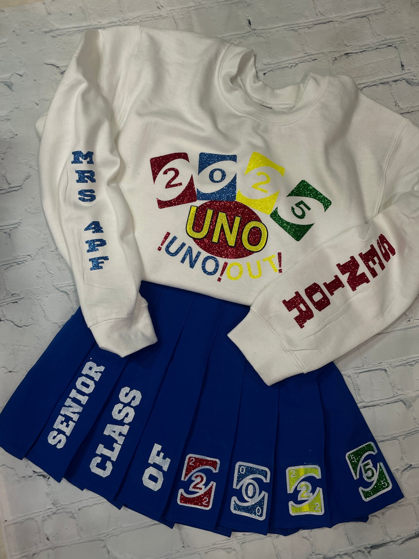 UNO OUT SENIOR SKIRT SET *READ DESCRIPTION*