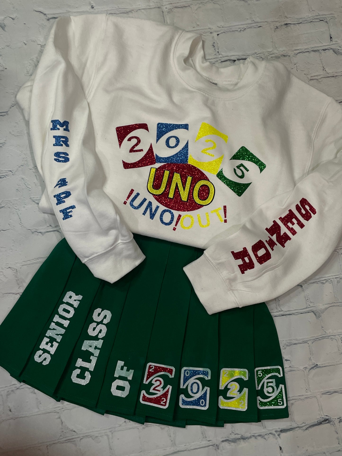 UNO OUT SENIOR SKIRT SET *READ DESCRIPTION*