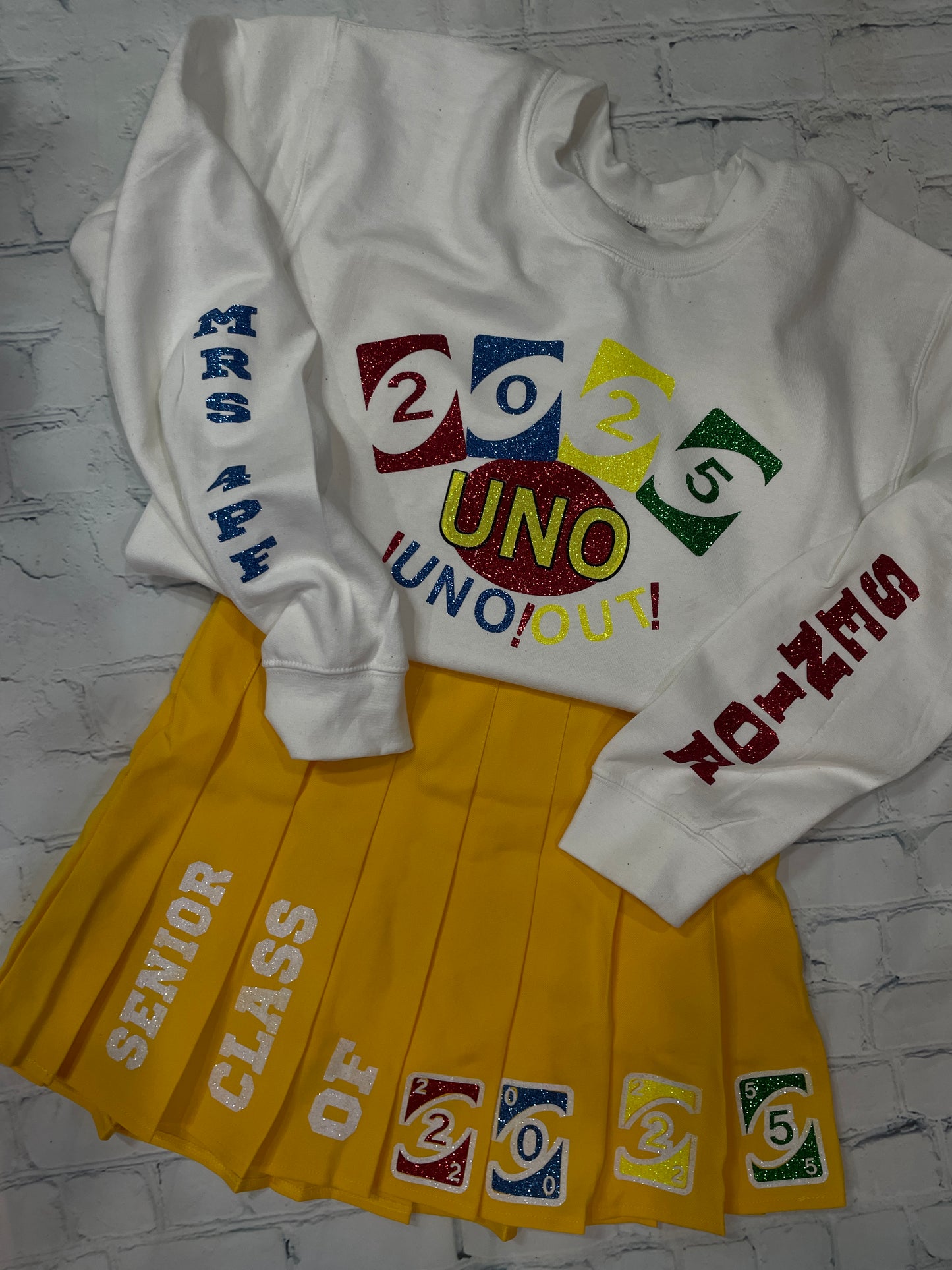 UNO OUT SENIOR SKIRT SET *READ DESCRIPTION*