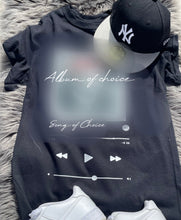 Load image into Gallery viewer, CUSTOMIZED SONG TEE
